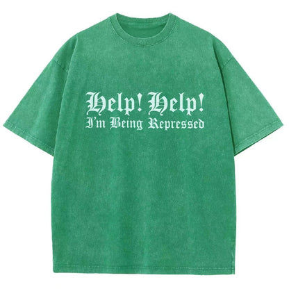 Help! Help! I'm being repressed Vintage Distressed T-shirt