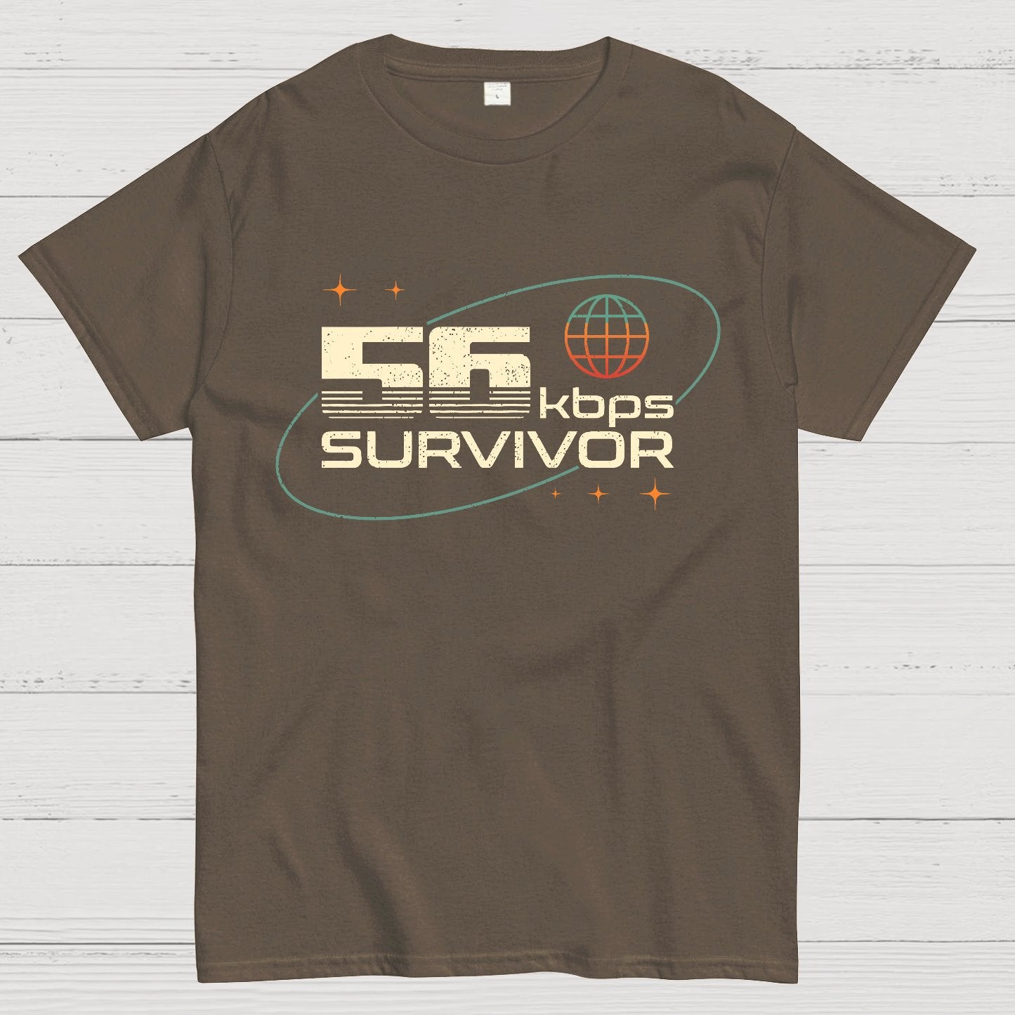 56 Kbps Survivo Buy Now Geek T-Shirt