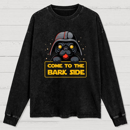 Come To The Howl Side Washed Long Sleeve Tee
