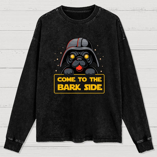 Come To The Howl Side Washed Long Sleeve Tee
