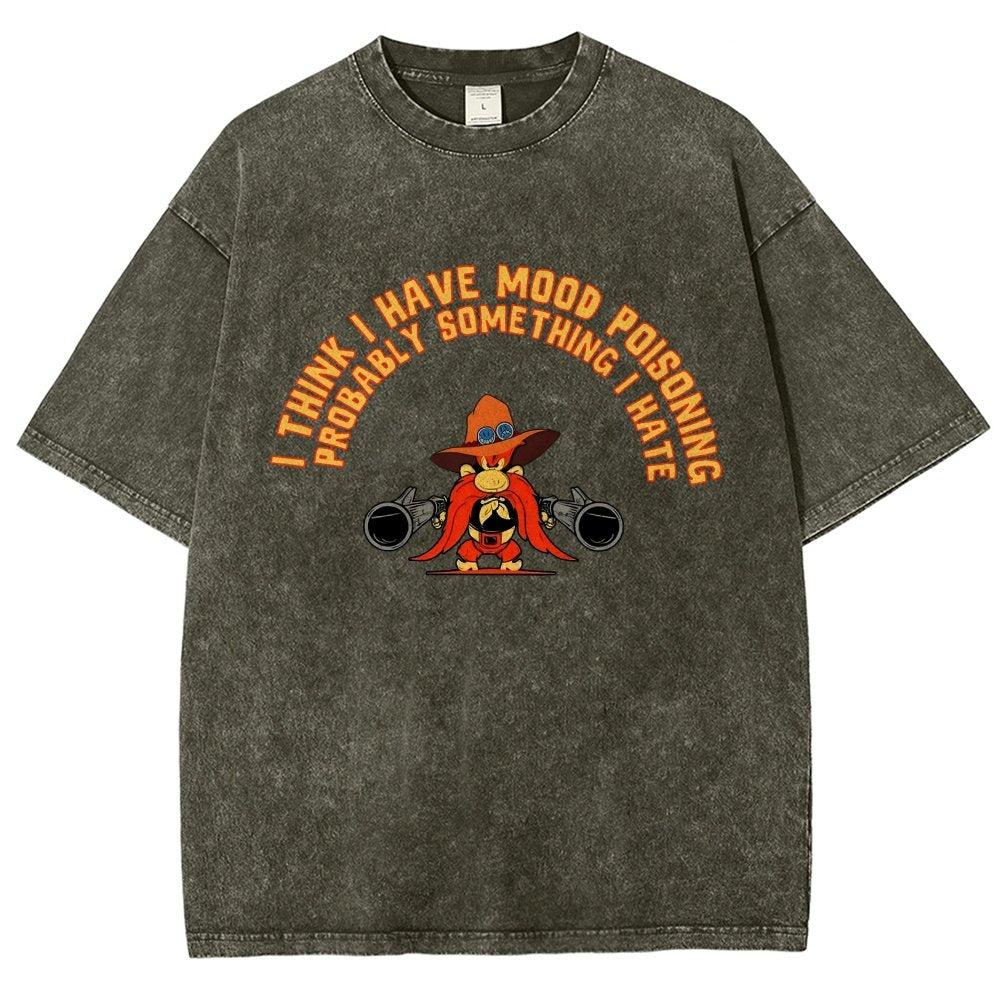 A Bad Case Of Mood Poisoning Vintage Distressed T-shirt
