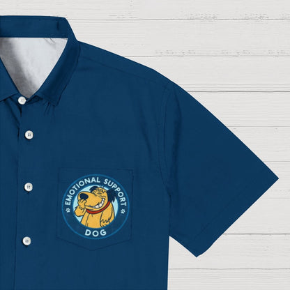 Emotional Support Dog Geek Hawaiian Shirt