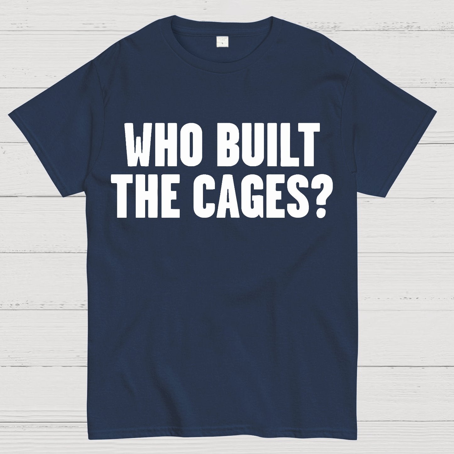 Who Built The Cage? Geek T-Shirt