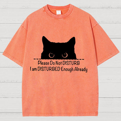 Please Do Not Disturb Vintage Distressed T-shirt