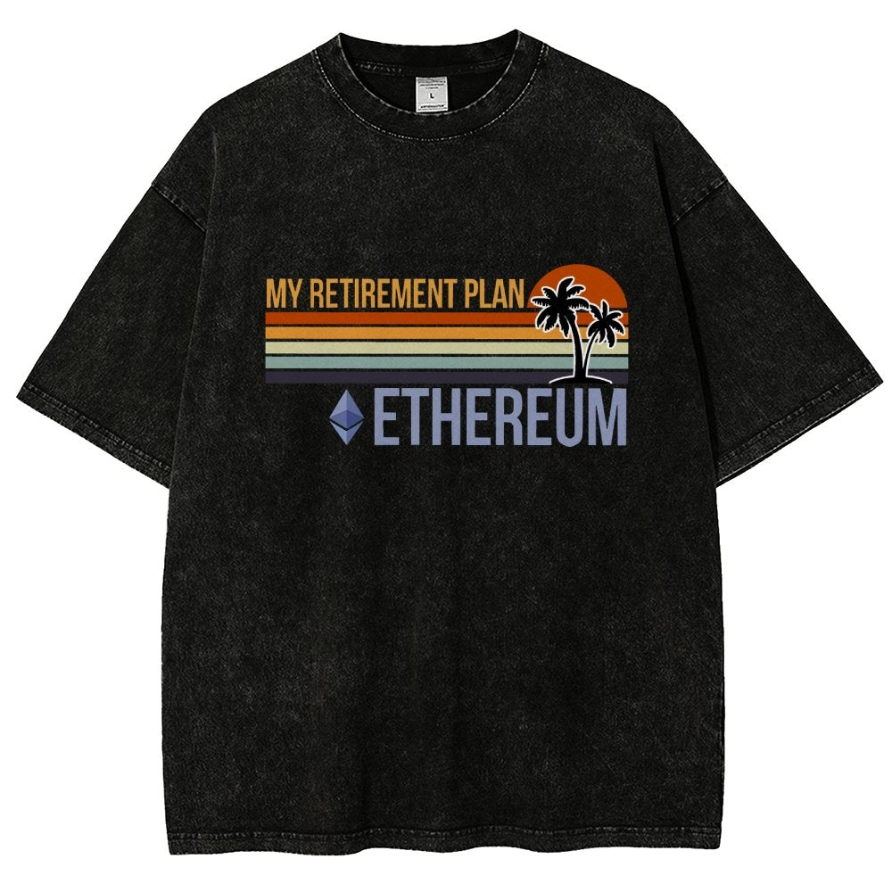 ETH Retirement Plan Vintage Distressed T-shirt