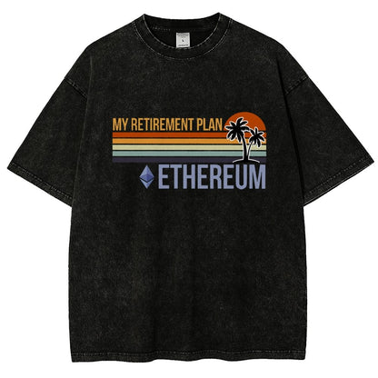 ETH Retirement Plan Vintage Distressed T-shirt