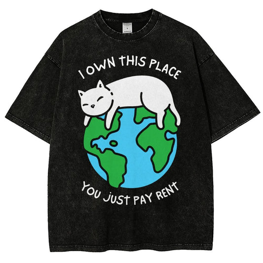 I Own This Place Vintage Distressed T-shirt