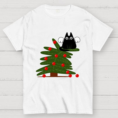 Angel Kitty Geek T-Shirt