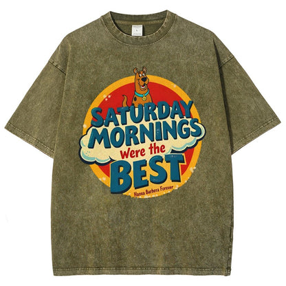 80s Saturday Morning Vintage Distressed T-shirt