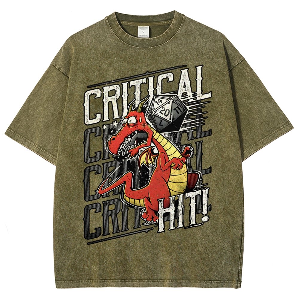 Super Crit Hit Vintage Distressed T-shirt