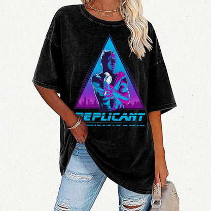 Like Tears In Rain Vintage Distressed T-shirt