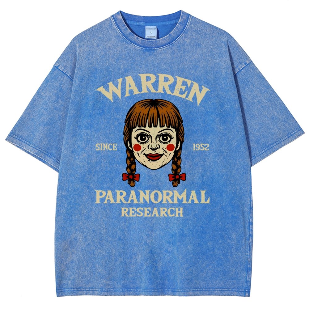 Warren Paranormal Research Vintage Distressed T-shirt