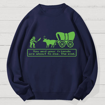 Oregon Horror Trail Geek Cotton Sweatshirt
