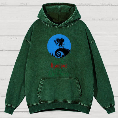 Krampus Vintage Distressed Hoodie