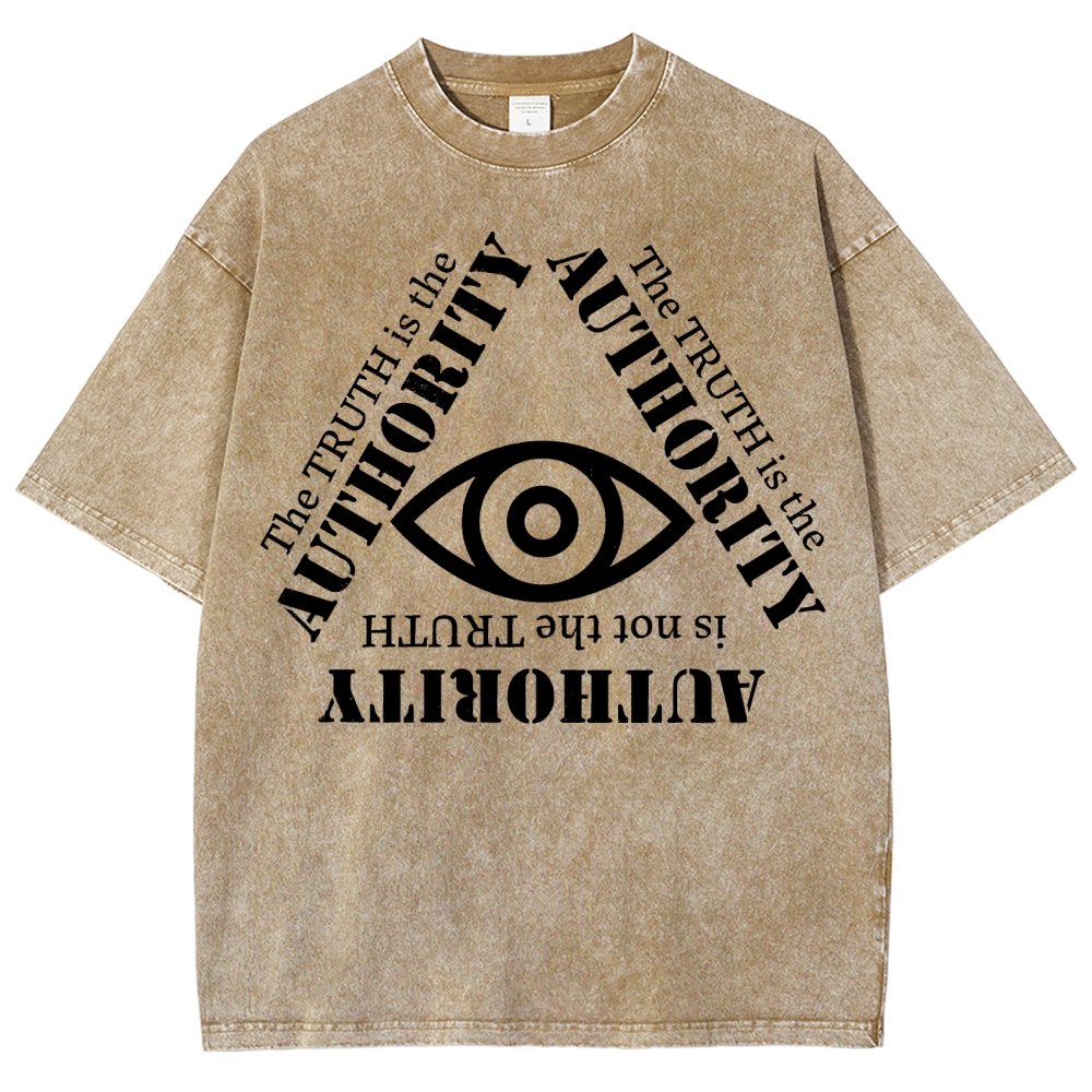 Truth Is The Authority Vintage Distressed T-shirt