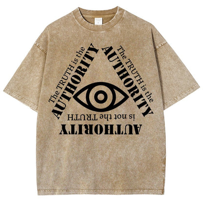 Truth Is The Authority Vintage Distressed T-shirt
