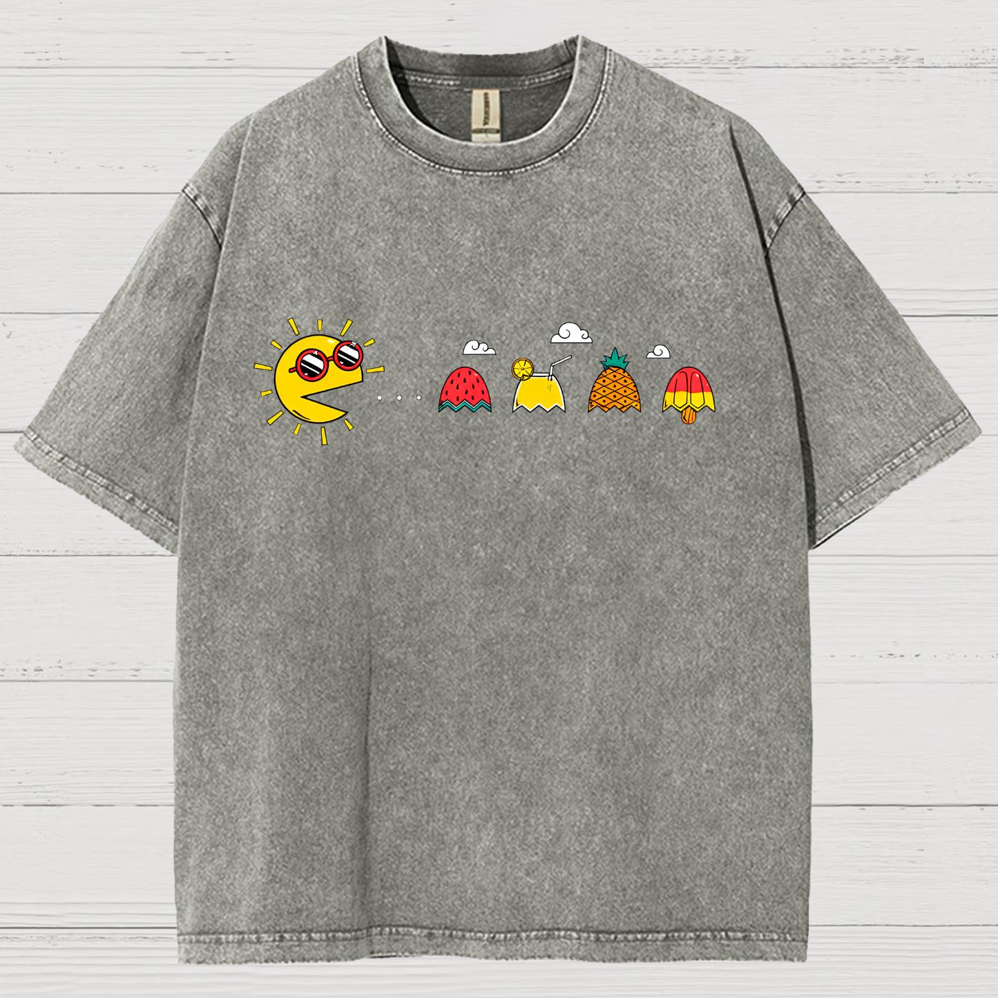 PAC-SUMMER Vintage Distressed T-shirt