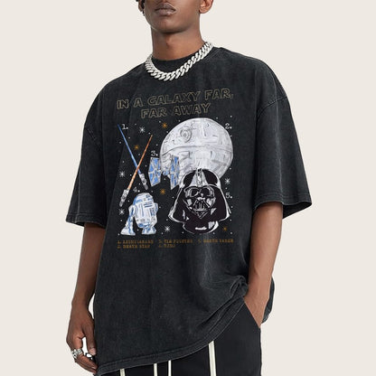 In A Mysterious Galaxy Vintage Distressed T-shirt