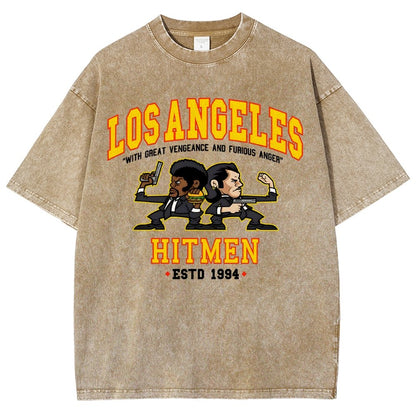 Los Angeles Hitmen Vintage Distressed T-shirt