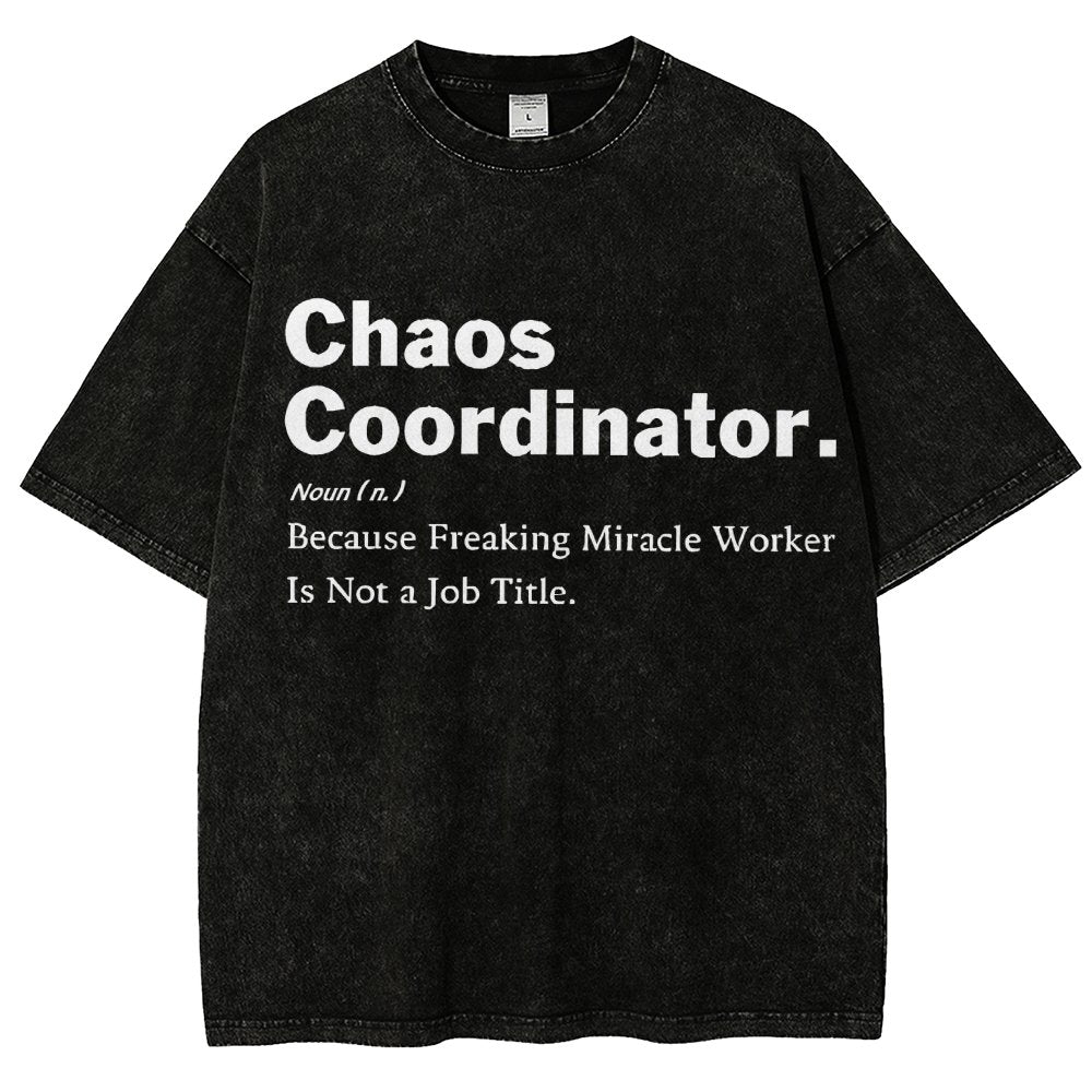 ChaosCraft Vintage Distressed T-shirt