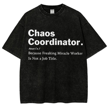 ChaosCraft Vintage Distressed T-shirt