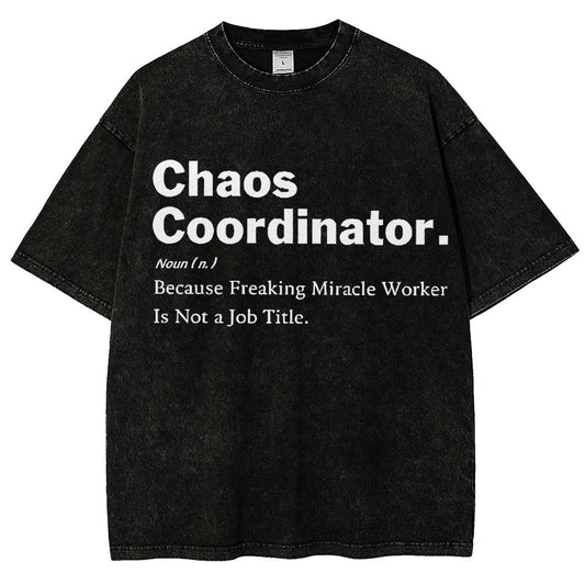 ChaosCraft Vintage Distressed T-shirt