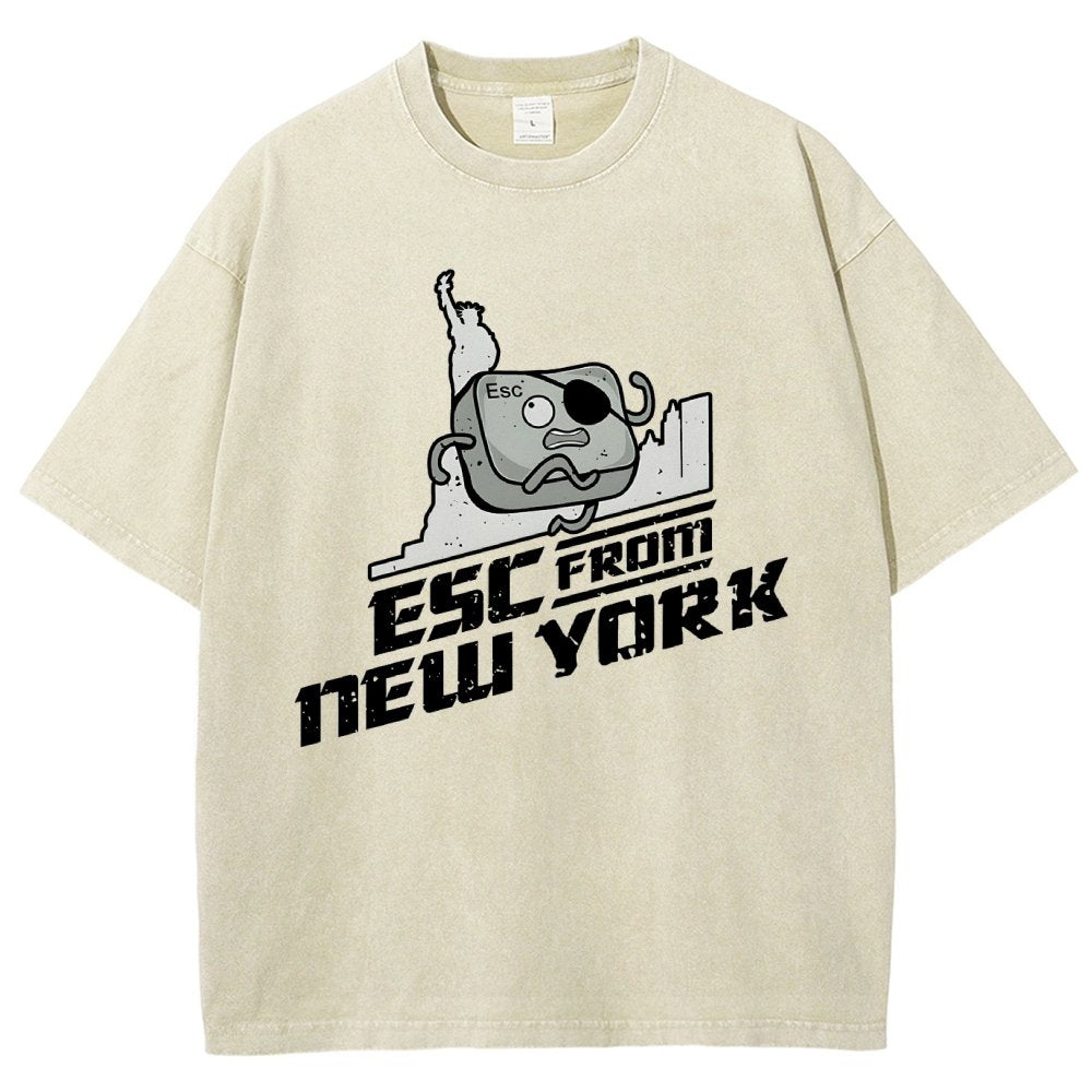 Esc from New Town Vintage Distressed T-shirt