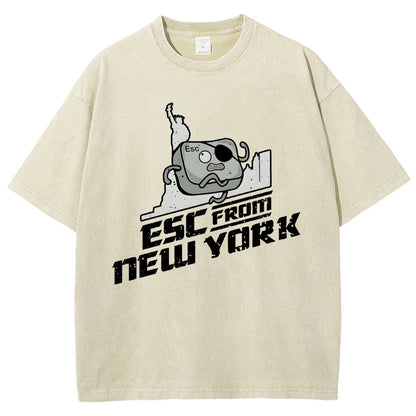 Esc from New Town Vintage Distressed T-shirt