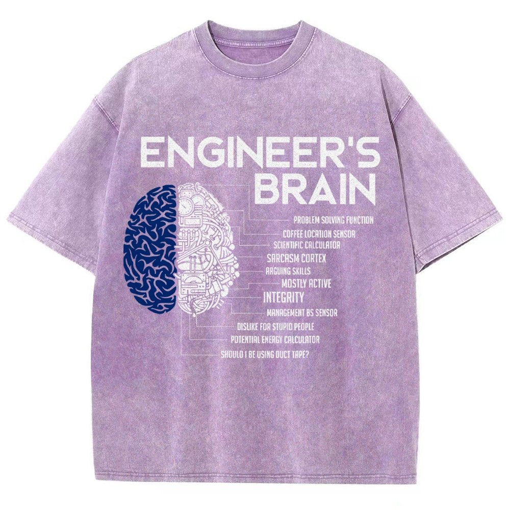 Funny Engineer Vintage Distressed T-shirt