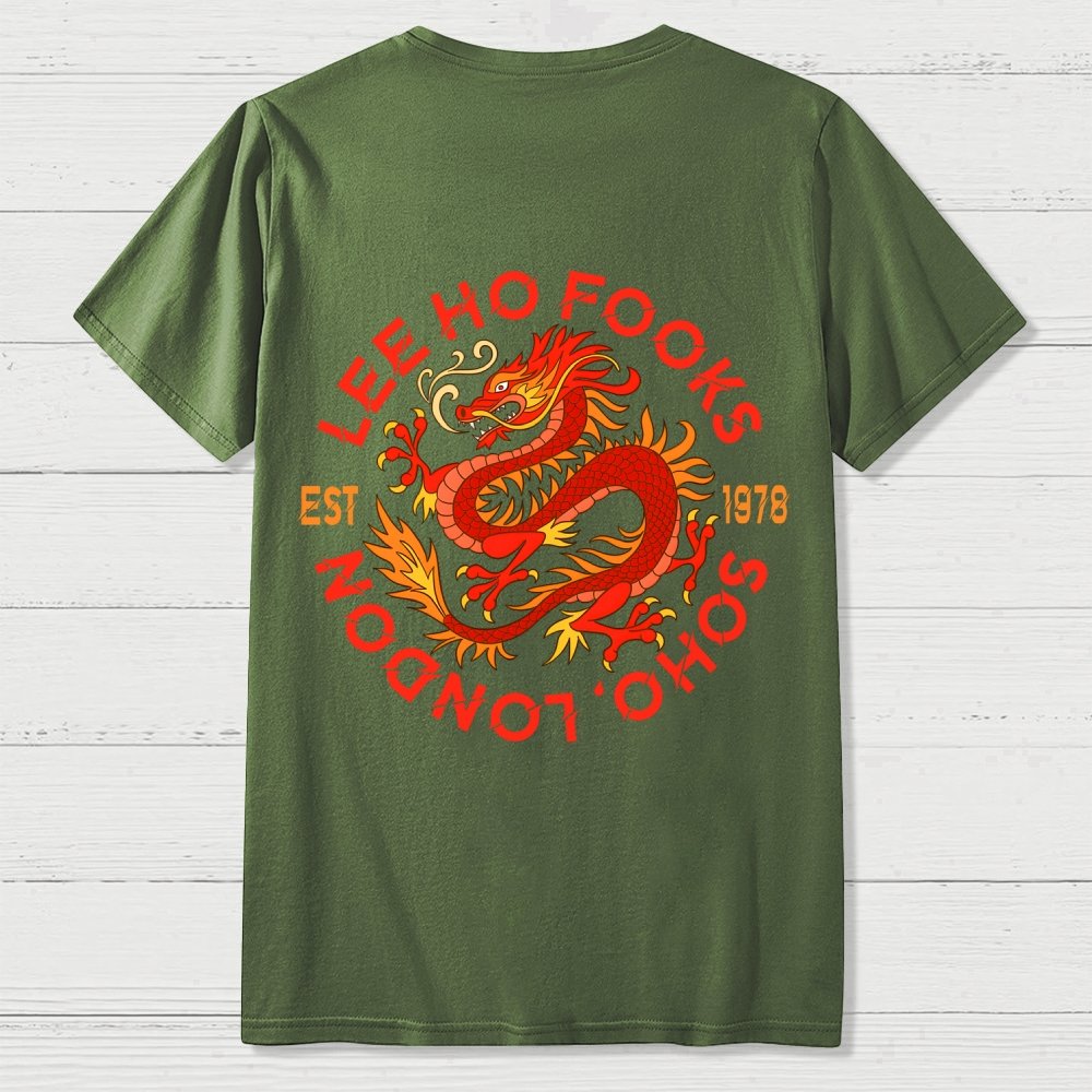 Mystery Town's (Werewolves of London) Back Printing Geek T-Shirt