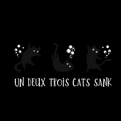 Un Deux Trois Cats Sank Geek T-Shirt