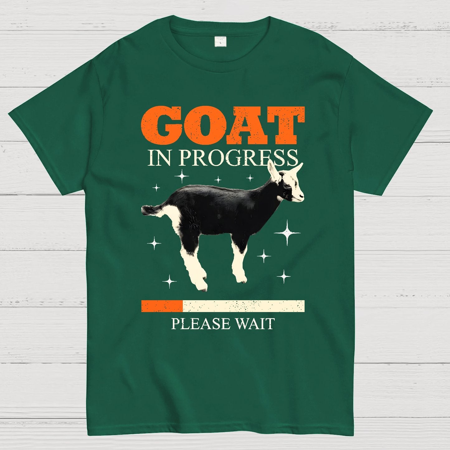 Goat In Progress Geek T-Shirt