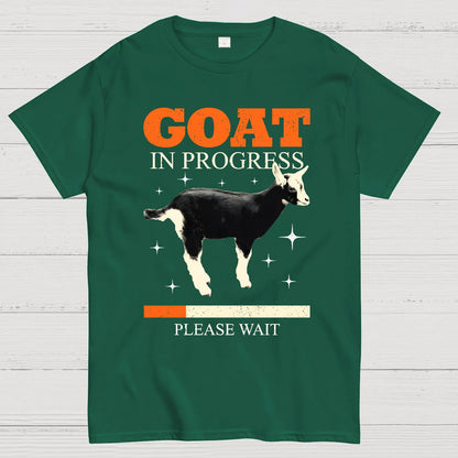 Goat In Progress Geek T-Shirt