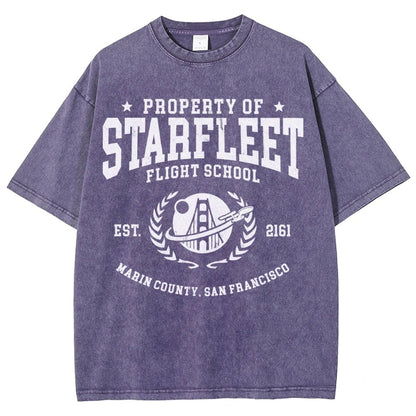 Academy Flight School Vintage Distressed T-shirt