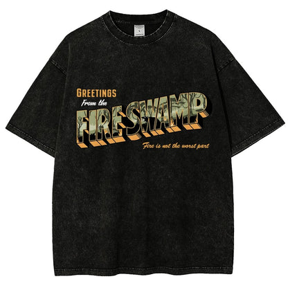 Greetings From The Mystic Swamp Vintage Distressed T-shirt