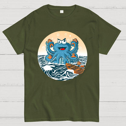 Cookie Kraken Attack Geek T-Shirt