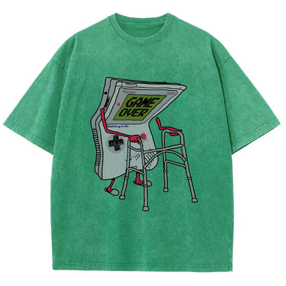 Super Mens Gamer Vintage Distressed T-shirt