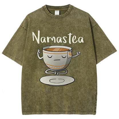 Namastea Vintage Distressed T-shirt