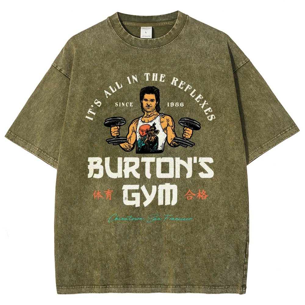 Burton's Gym Vintage Distressed T-shirt