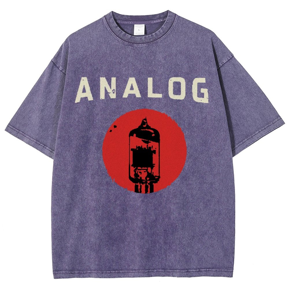 Vacuum Tube Analog Distressed Vintage Distressed T-shirt