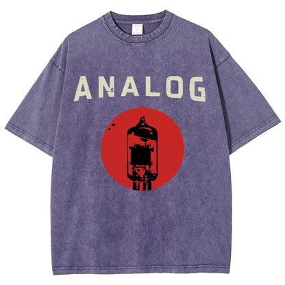 Vacuum Tube Analog Distressed Vintage Distressed T-shirt