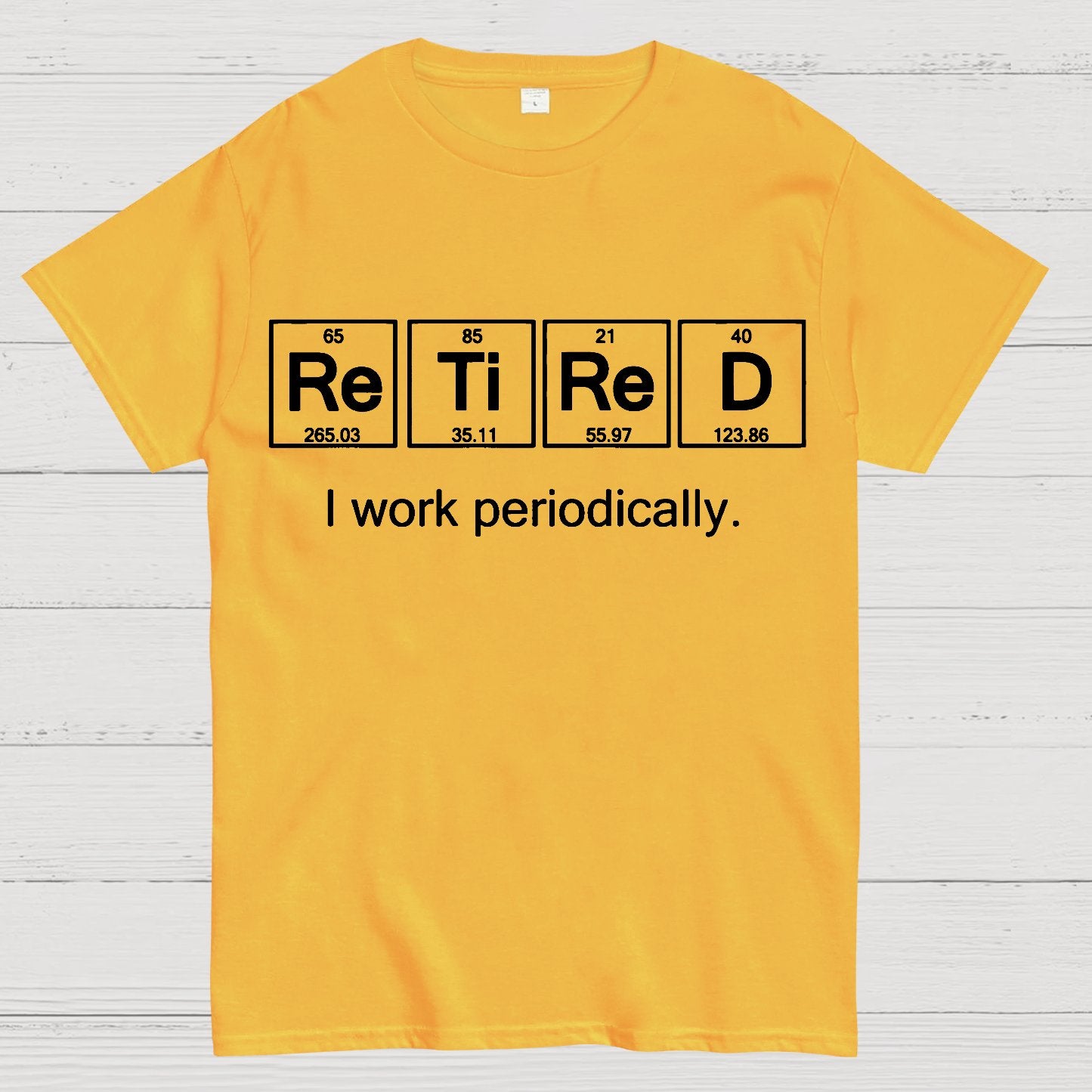 Retired I Work Periodically Geek T-Shirt