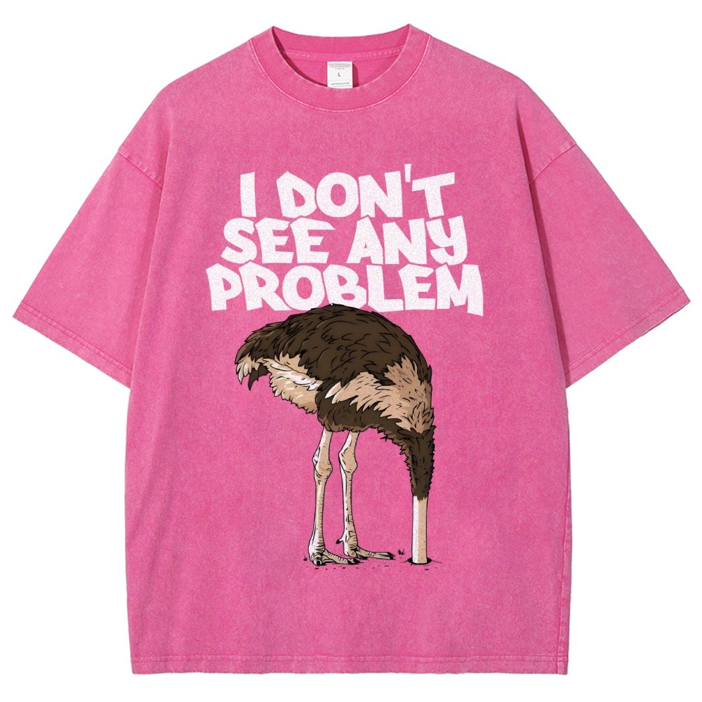 I Don't See Any Problem Vintage Distressed T-shirt