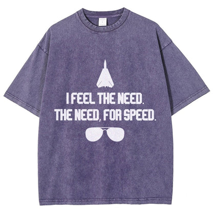 I Feel The Need… The Need For Speed! Vintage Distressed T-shirt