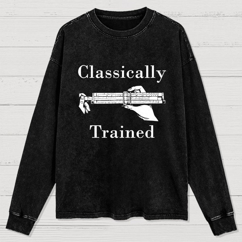 Slide Rule Classically Trained Washed Long Sleeve Tee