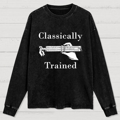 Slide Rule Classically Trained Washed Long Sleeve Tee