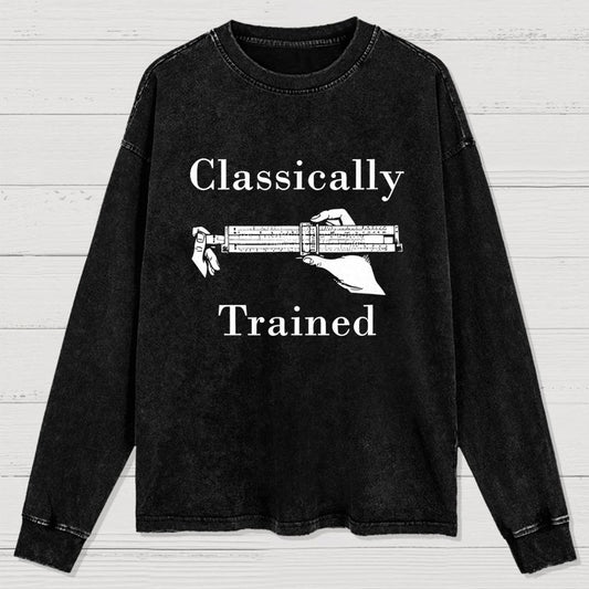 Slide Rule Classically Trained Washed Long Sleeve Tee