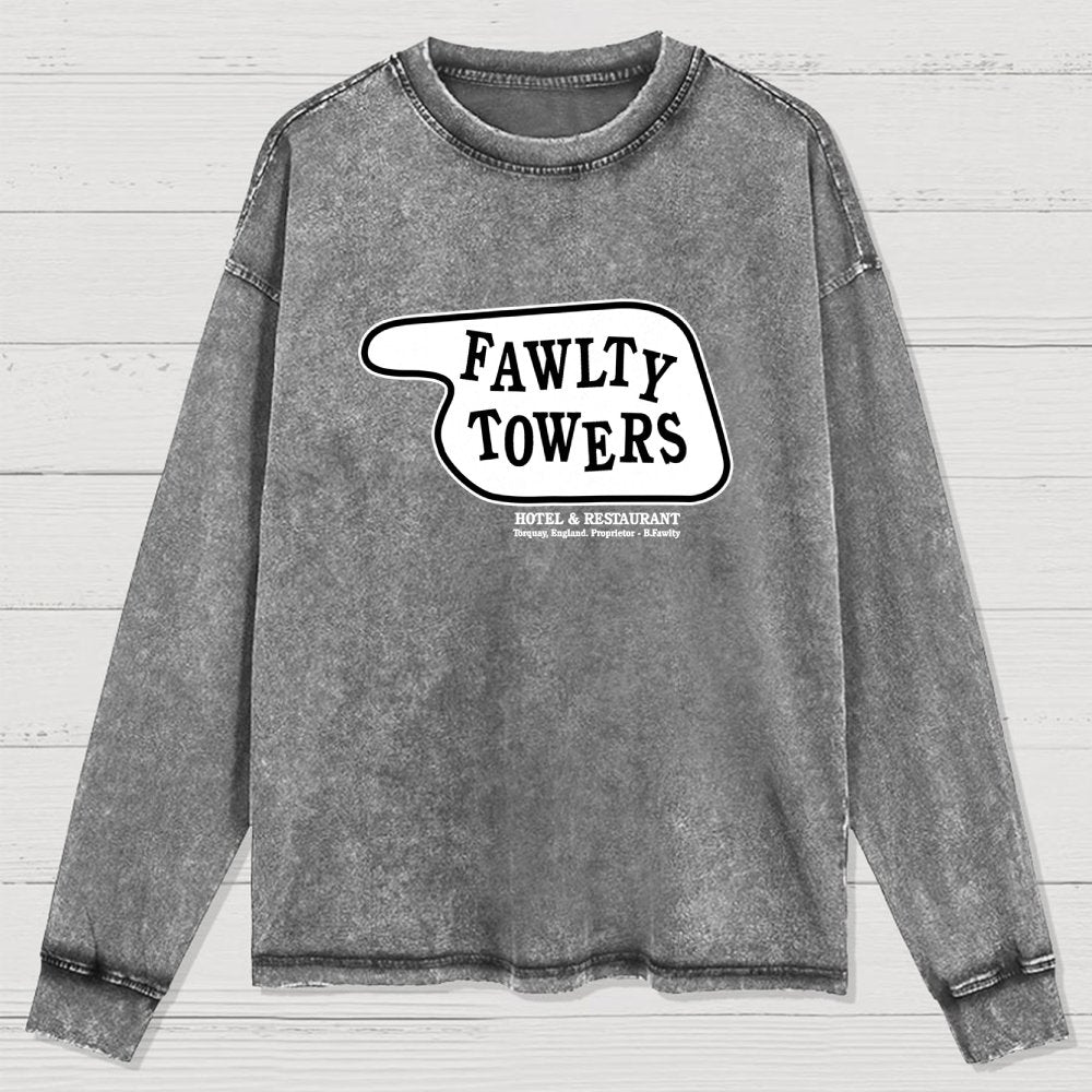 Don’t Mention The War  Washed Long Sleeve Tee