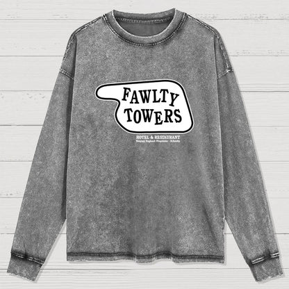 Don’t Mention The War  Washed Long Sleeve Tee