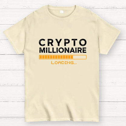 Crypto Millionaire Loading Geek T-Shirt